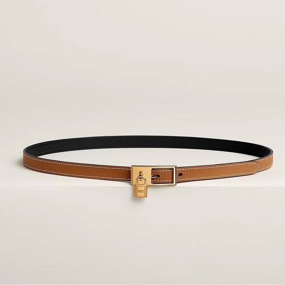 Hermès Réversible Lucky 15 lock belt - Picture 1 of 5